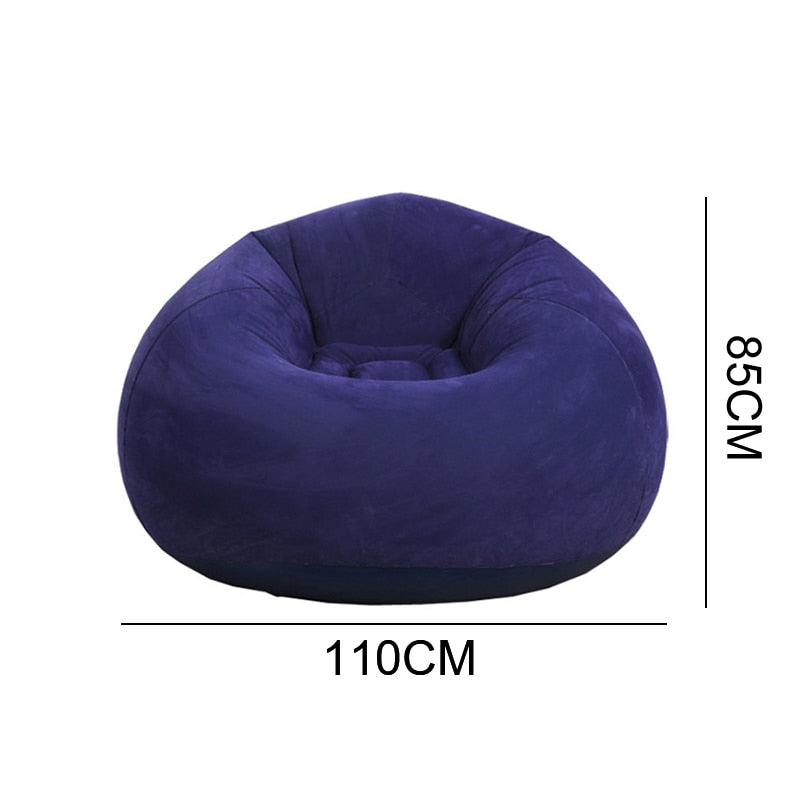 Lazy Inflatable Sofa Chairs thickened  PVC Lounger Seat  Tatami  Bean Bag Sofas For living room Leisure Sofa Furniture Chairs