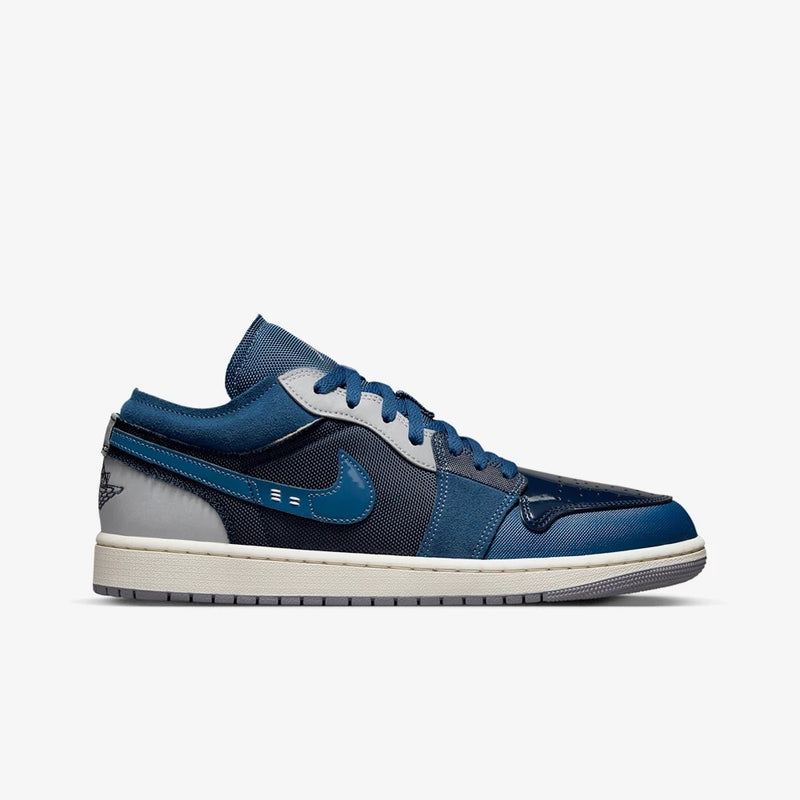 Original Nike Air Jordan 1 Low SE &#39;Craft Blue&#39; Male Blue Sports Shoes DR8867-400 Jordan Sneaker
