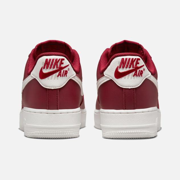 Original Nike Air Force 1 &#39;&#39;Premium &#39;&#39;40th Anniversary&#39;&#39; Male Red Sport Shoes DQ7664-600 Nike Sneaker