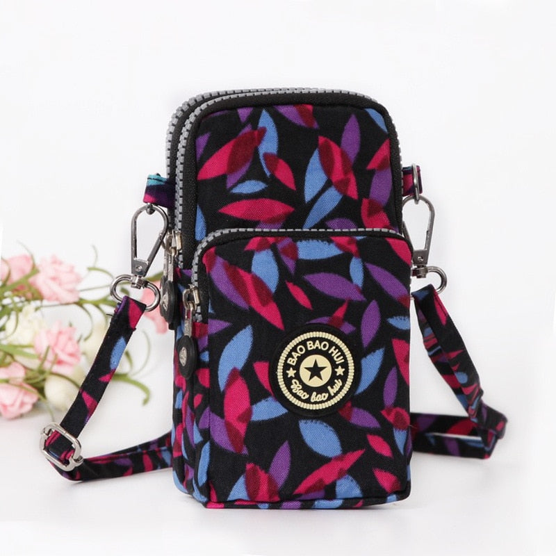 Small Shoulder Bags Nylon Women Mobile Phone Bags Mini Female Messenger Purse Lady Wallet New 2022 CrossBody Bag bolso mujer