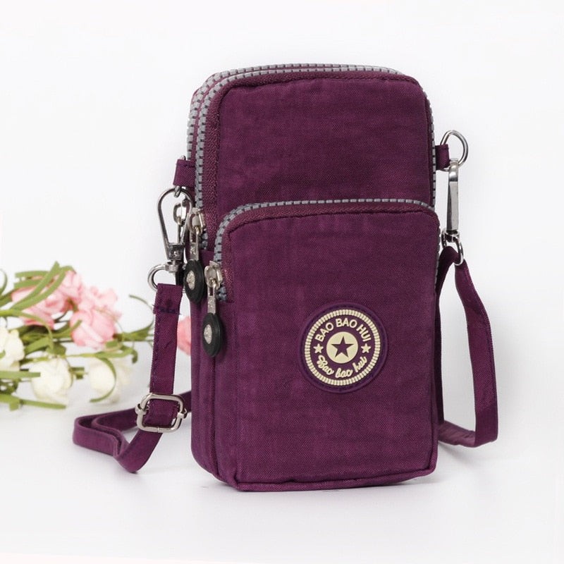 Small Shoulder Bags Nylon Women Mobile Phone Bags Mini Female Messenger Purse Lady Wallet New 2022 CrossBody Bag bolso mujer