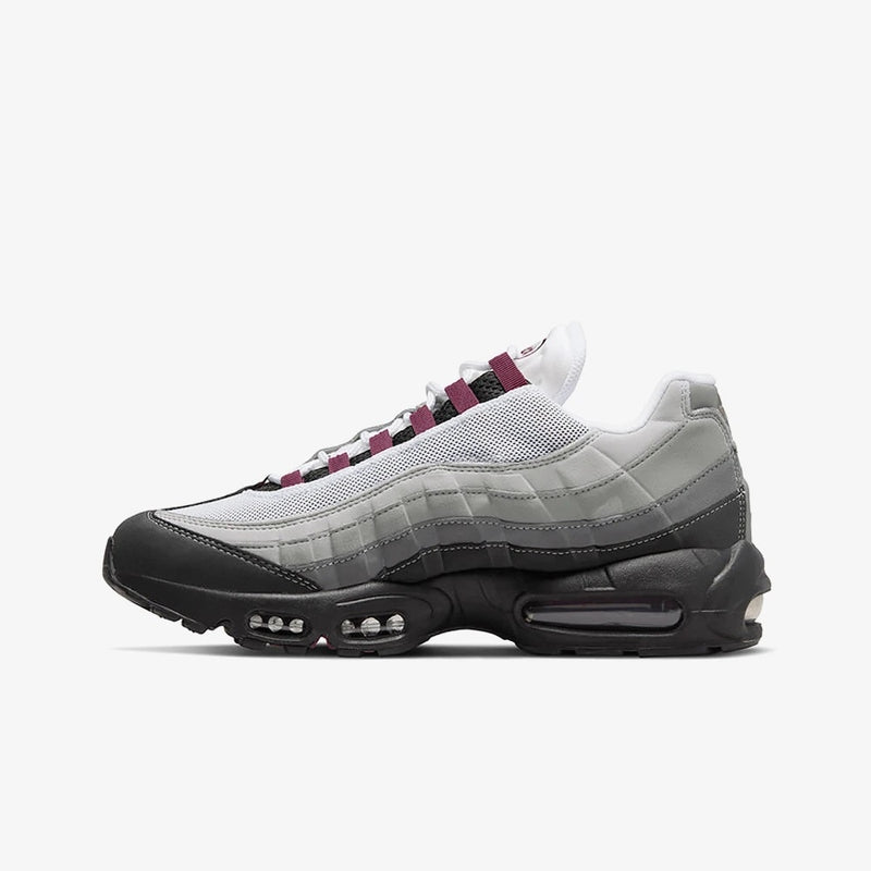 Original Nike Air Max 95 &#39;Dark Beetroot&#39; Male Gray Sneaker DQ9001-001