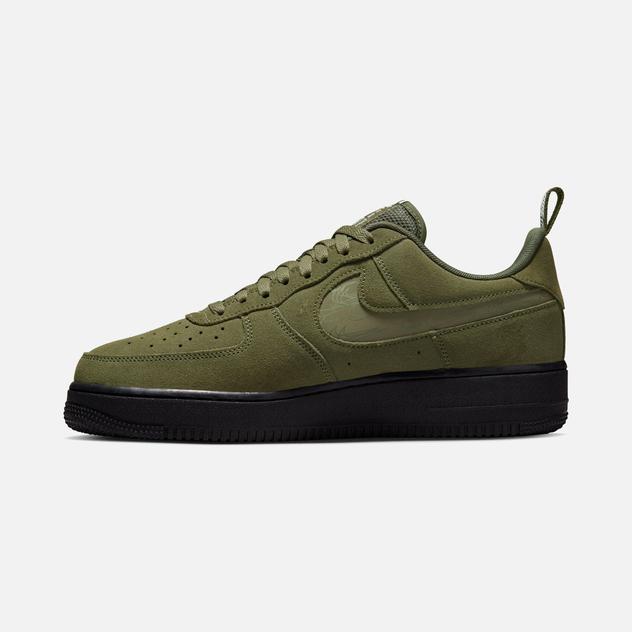 Original Nike Air Force 1 &#39;LV8 &#39;&#39;Reflective Multi Swoosh&#39;&#39; Male Green Sport Shoes DZ4514-300 Nike Sneaker