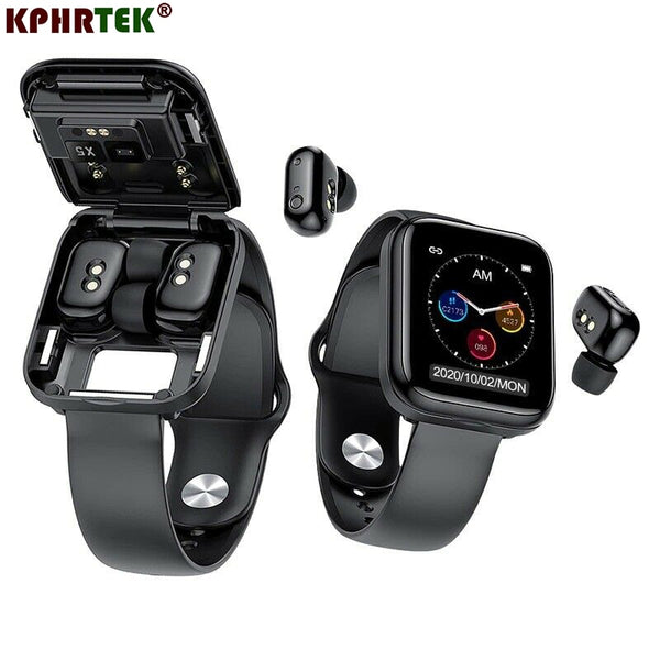 X8 headset smart watch two-in-one X5 upgrade version ultra-thin 1.69 full-touch large screen IP67 waterproof metal shell