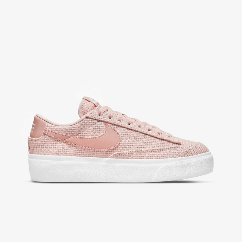 Original Nike Blazer Low Platform &#39;Oxford&#39; Women Pink Sneaker DN0744-600