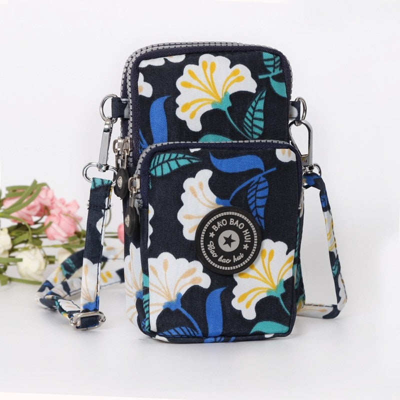 Small Shoulder Bags Nylon Women Mobile Phone Bags Mini Female Messenger Purse Lady Wallet New 2022 CrossBody Bag bolso mujer