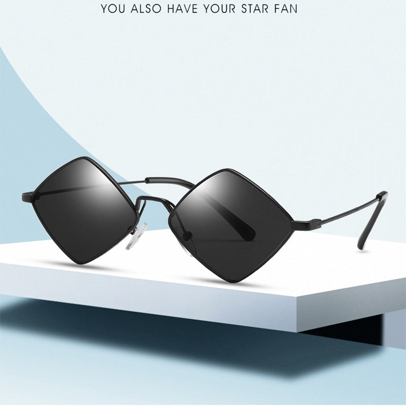 2022 Punk Sunglasses Women Brand Designer Small Square Steampunk Sun Glasses Men Metal Frame Driving Eyewear gafas de sol mujer