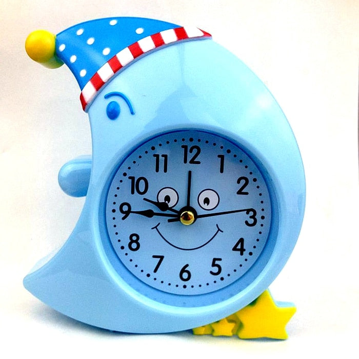 Children Alarm Clock Cartoon Bear Frog Cat Silent Clocks Watch Time Stand Cat Clocks Home Decoration Mute Electronic Desk Clock