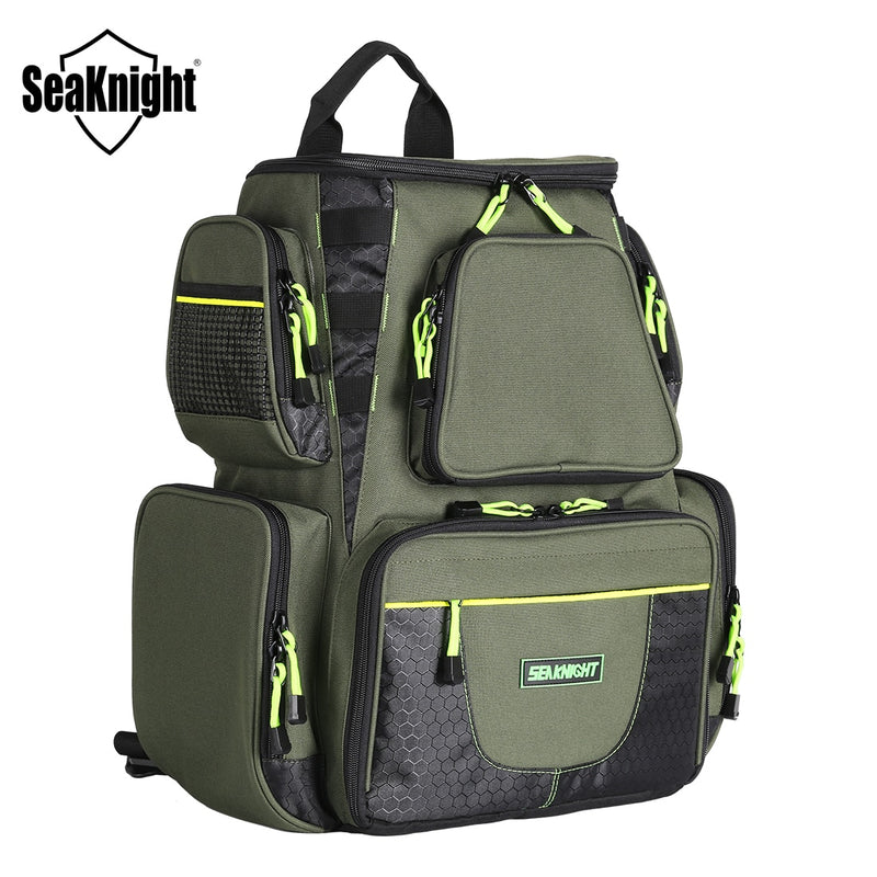 SeaKnight Brand SK004 Fishing Bag 25L 7.5L Large Storage Multifunctional Bag Water-Resistant Backpack Outdoor Fishing Tackle Bag