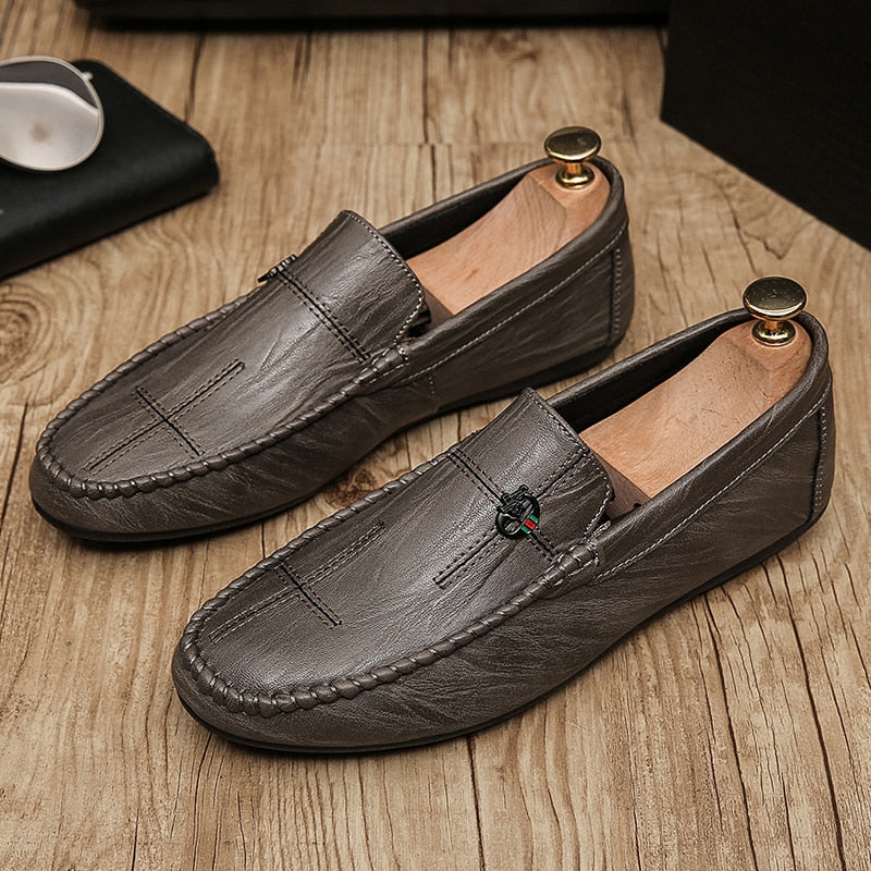 New Men Casual Shoes Suede Shoes Men Loafers Shoes Flats Men Driving Shoes Soft Moccasins Footwear Slip-On Walking Shoes Loafers