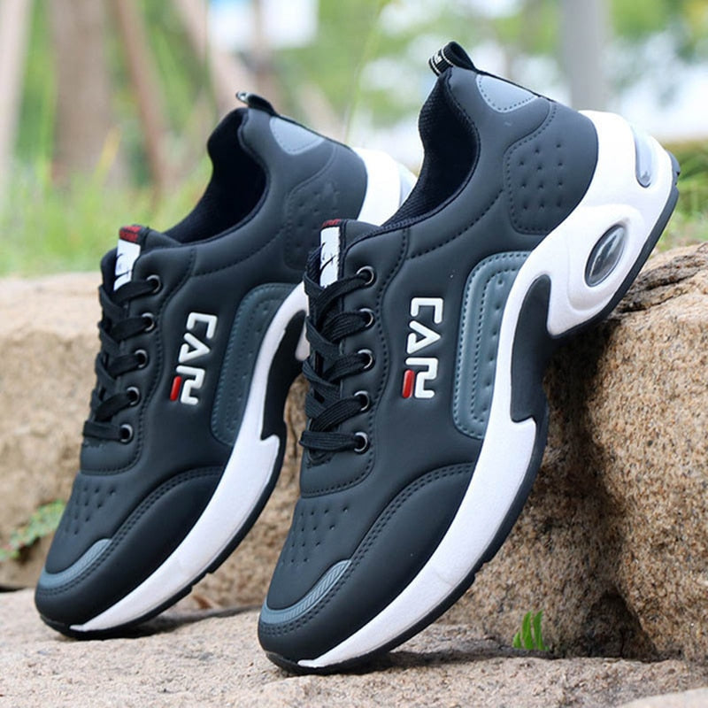 NEW Men Sneakers Air Cushion Running Shoes Waterproof Outdoor Walking Sports Shoes Breathable Casual Shoes Bubble Men Shoes