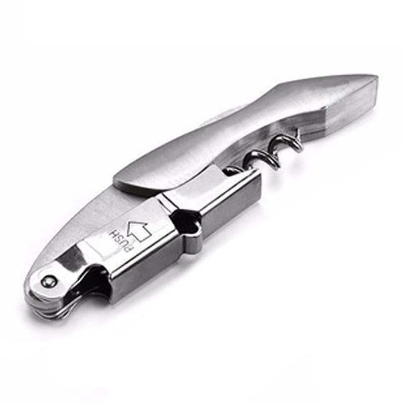 Professional Red Wine Opener Wood Handle Multifunction Portable Screw Beer Wine Corkscrew Kitchen Tools Wine Beer Bottle Opener