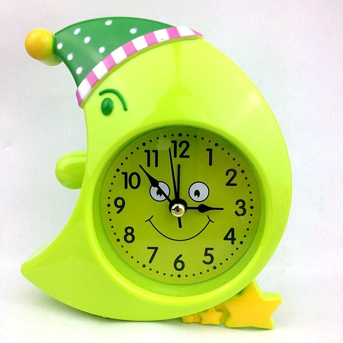 Children Alarm Clock Cartoon Bear Frog Cat Silent Clocks Watch Time Stand Cat Clocks Home Decoration Mute Electronic Desk Clock