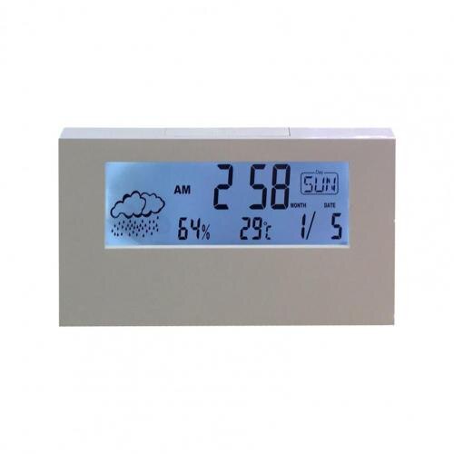 Small Desk Clocks   Electronic LCD Time Display Alarm Clock  LCD Electronic Clock Useful Digital Alarm Clock