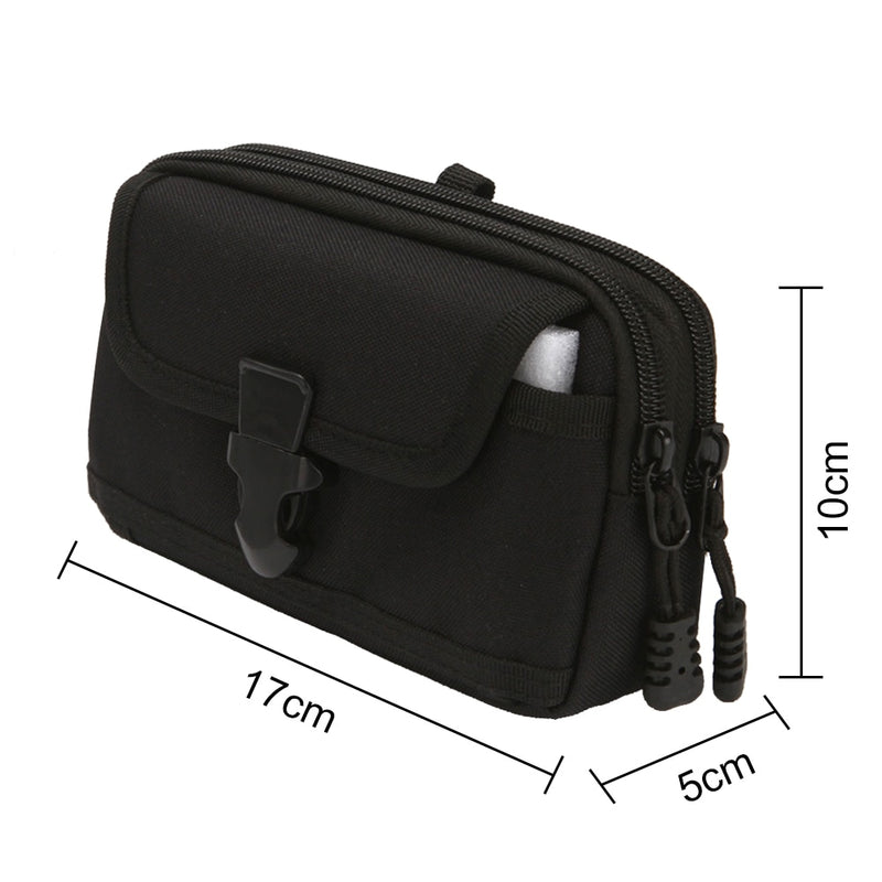 Fashion Men Multi-function PU Leather Fanny Waist Bag Casual Mobile Phone Purse Pocket Male Outdoor Travel Sports Belt Bum Pouch