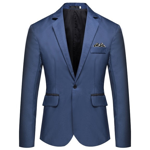 Men Slim Fit Office Blazer Mens Jacket Wedding Dress Casual Business Male Suit Coats Elegant Suit Man Jackets for Men&