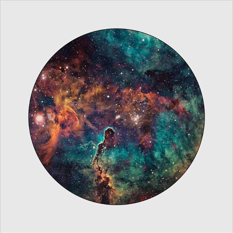 Bubble Kiss Nebula Design Round Carpets For Living Room Kid Room Home Decor Rugs Children Gift Decoration Salon Floor Mat