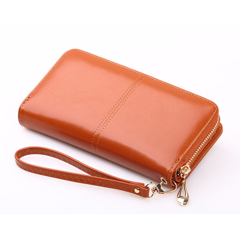 Pu Leather Women Wallets Women Purses Fashion Long Zipper Women&