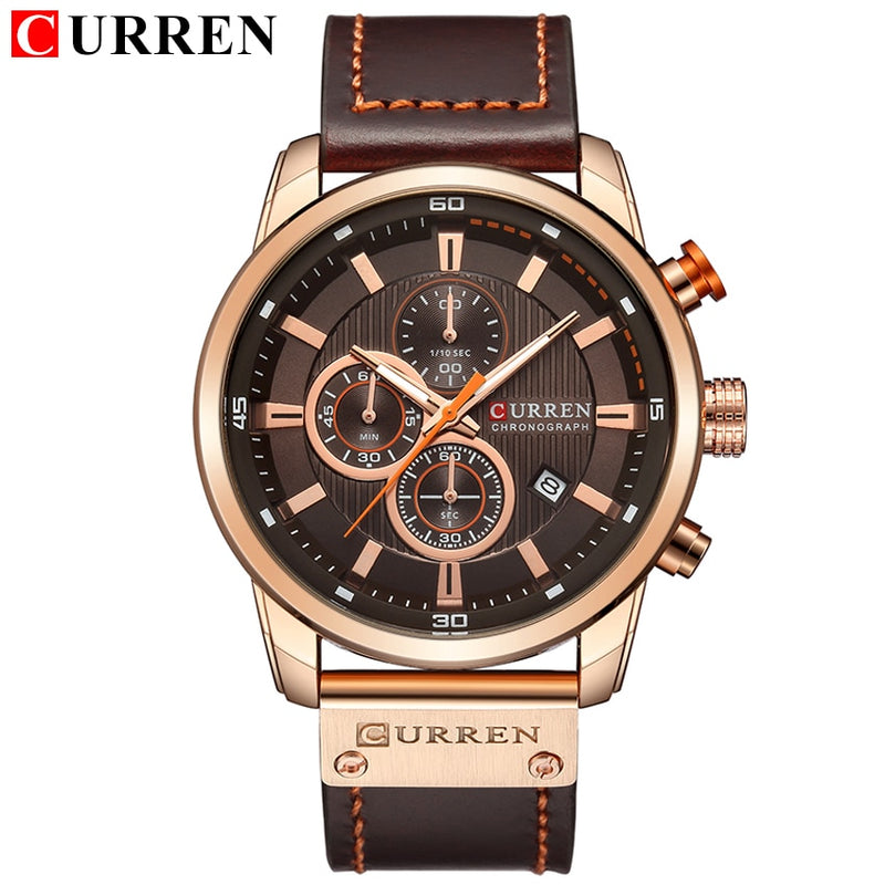 CURREN Fashion Date Quartz Men Watches Top Brand Luxury Male Clock Chronograph Sport Mens Wrist Watch Hodinky Relogio Masculino