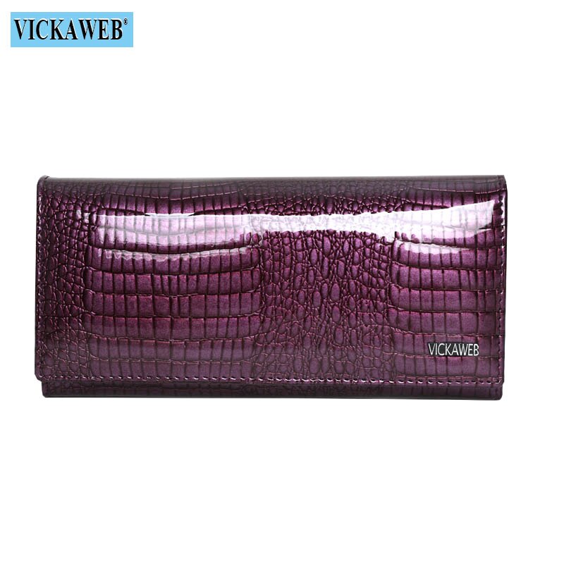 Free Gift Magnetic Hasp Wallet Women Genuine Leather Coin Purse Ladies Long Fashion Wallets Female Purses Card Hold Money Bag