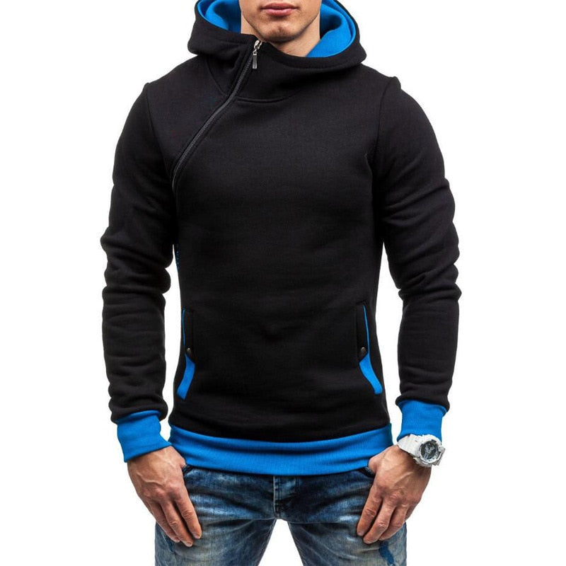 MRMT 2022 Brand Men&#39;s Hoodies Sweatshirts New Slim Pullover Men&#39;s Hoody Sweatshirt for Male Diagonal Zipper Man Hood Sweatshirt