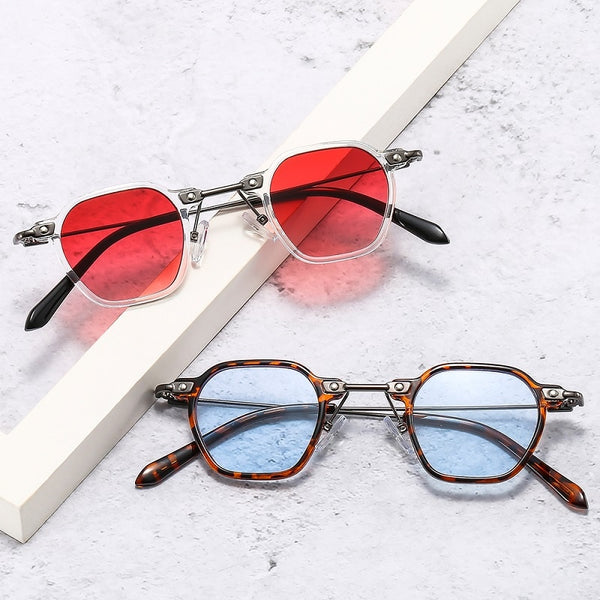 ZLY 2022 New Round Sunglasses Women Men Slender Type Gradients Lens Alloy Metal Frame Brand Designer Luxury Fashion Sun Glasses