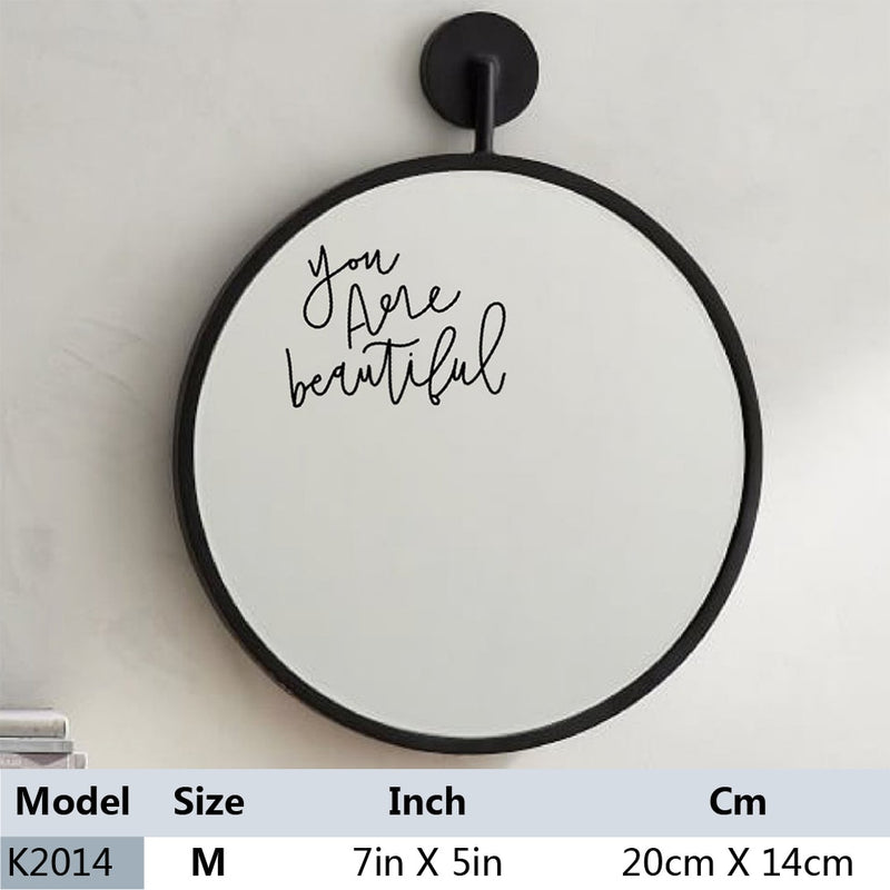 You Look Amazing Mirror Decal Vinyl Decal Bathroom Decor Decal Wall Sticker Art Home Decoration Accessories（Not Mirror）