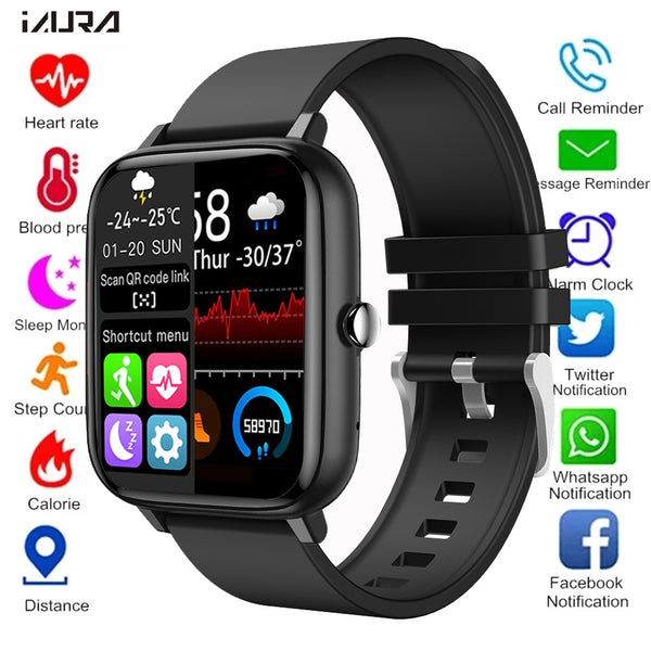 2022 Smart Watch Men Women Heart Rate Fitness Tracker Bracelet Watch Bluetooth Call Waterproof Sport Smartwatch For Android IOS