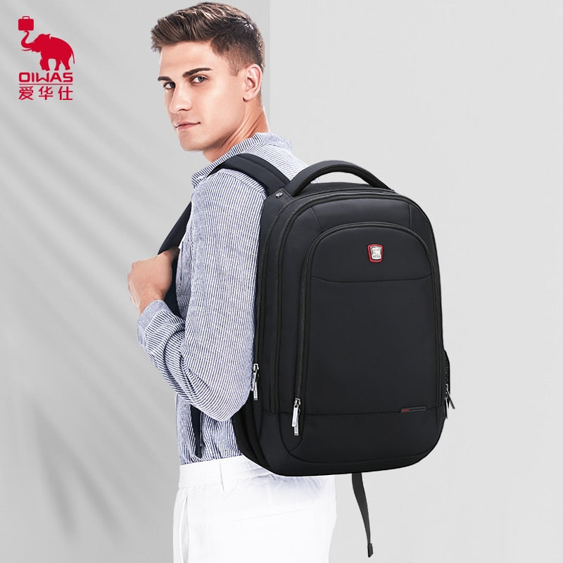 OIWAS New Men Laptop Backpack Schoolbag Travel Bag Male Multi-function Ultra-light Packs Unisex High Quality Backbag Mochila