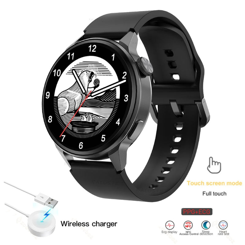 2022 New NFC Smart Watches Men Sport GPS Movement Track Fashion Women Bluetooth Call Custom Dial ECG Smartwatch For Android IOS