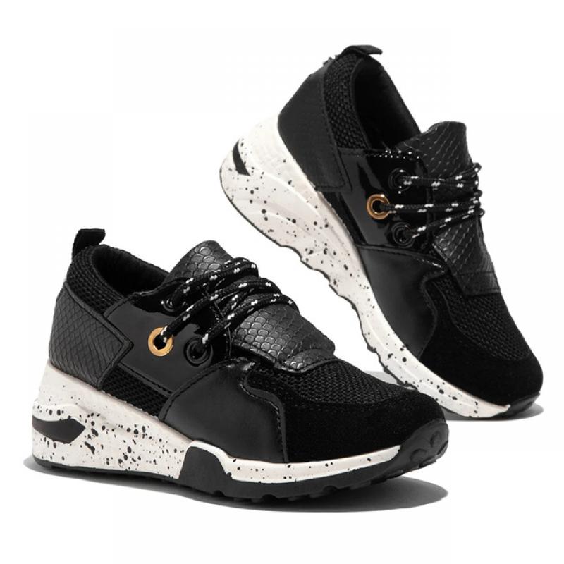 Women Sneakers Lace-Up Platform Sports Shoes for Women Breathable Ladies Sneakers Leopard Print Women&