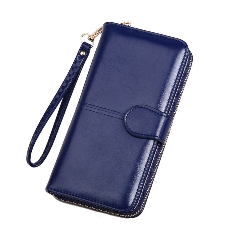 Pu Leather Women Wallets Women Purses Fashion Long Zipper Women&