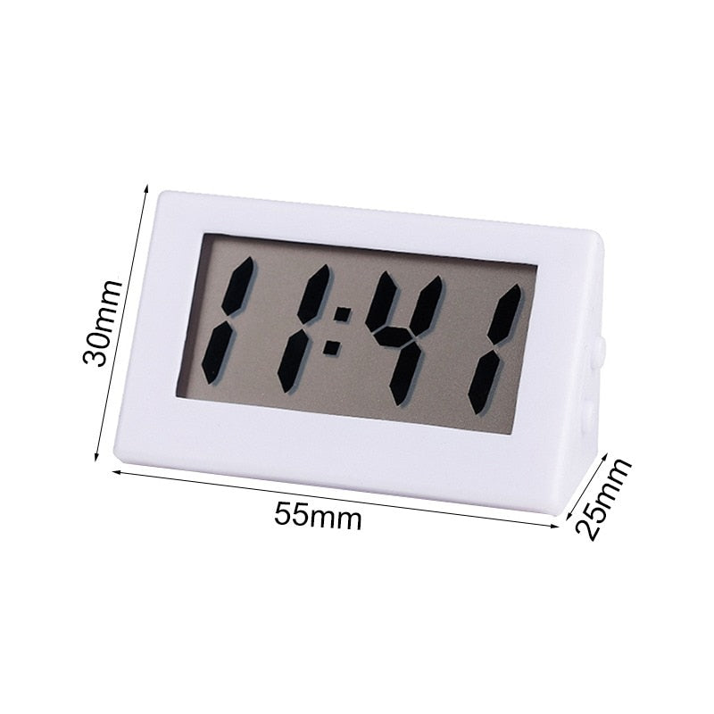 Mini LCD Digital Table Dashboard Desk Electronic Clock For Desktop Home Office Silent Desk Time Display Clock