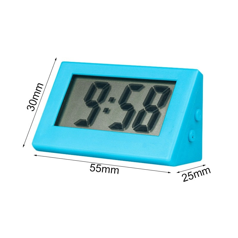 Mini LCD Digital Table Dashboard Desk Electronic Clock For Desktop Home Office Silent Desk Time Display Clock