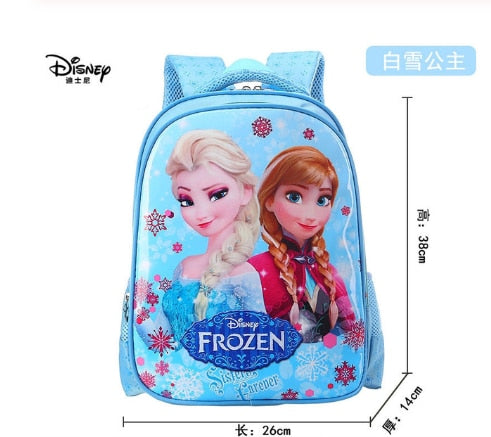 Disney cartoon schoolbag Frozen elsa Anna girls cute primary school bag kindergarten Cute backpack