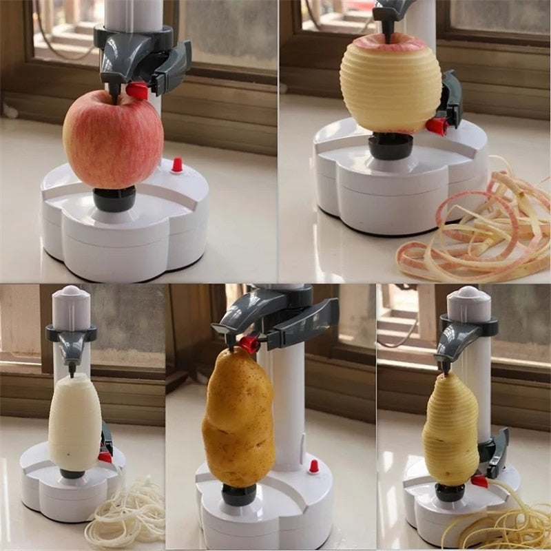 Electric Multifunction Fruit and Vegetable Peeler Potato Peeler Tools Kitchen Accessories Automatic Gadgets Machine Gadget