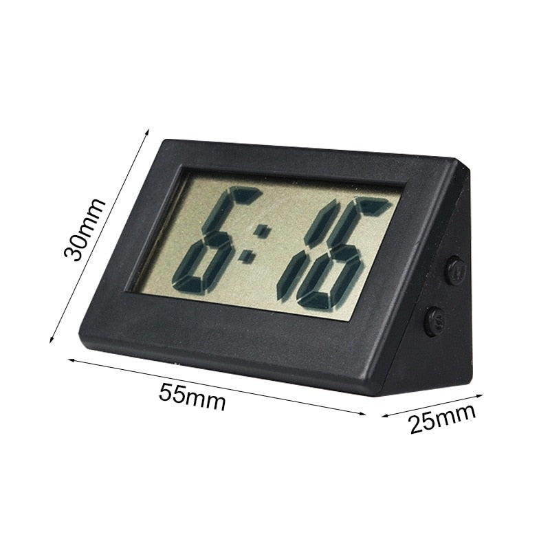 Mini LCD Digital Table Dashboard Desk Electronic Clock For Desktop Home Office Silent Desk Time Display Clock