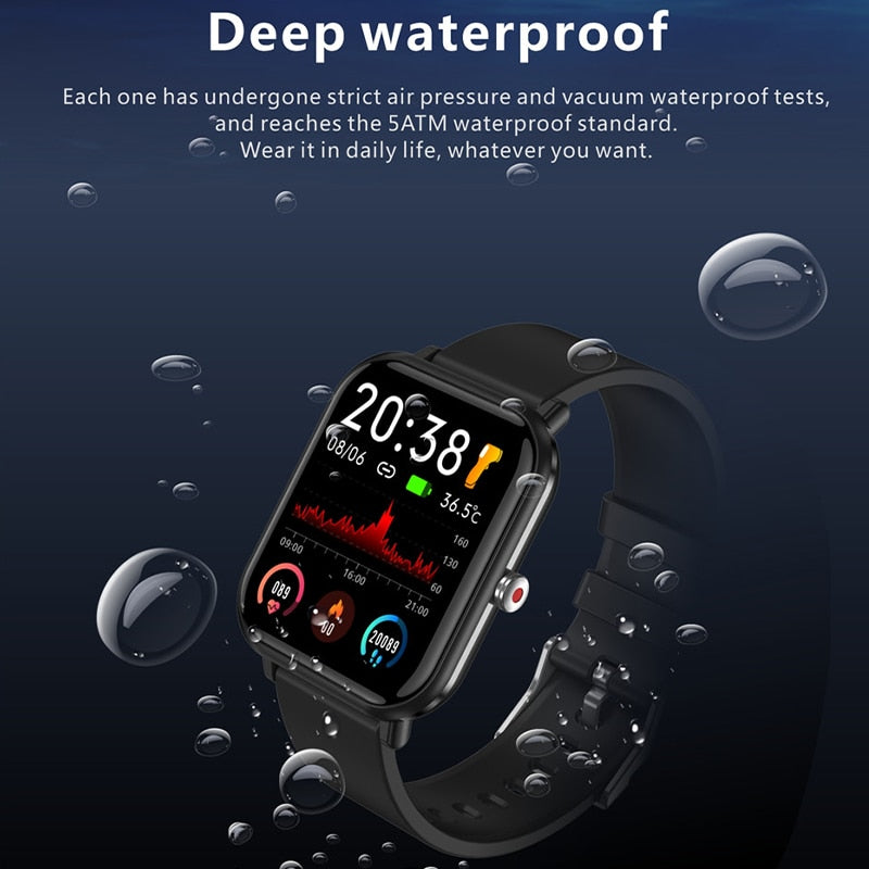 LIGE 2022 New Custom Watch Face Sport Smart Watch Men IP68 Waterproof Heart Rate Blood pressure Women Smartwatch For Android IOS