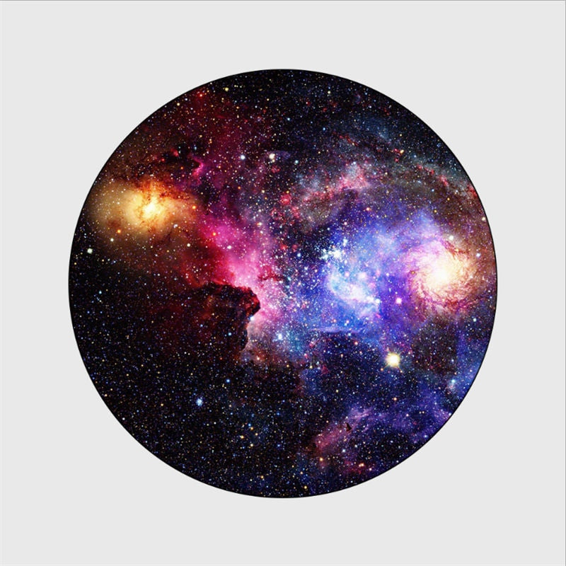 Bubble Kiss Nebula Design Round Carpets For Living Room Kid Room Home Decor Rugs Children Gift Decoration Salon Floor Mat