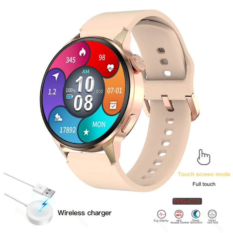 2022 New NFC Smart Watches Men Sport GPS Movement Track Fashion Women Bluetooth Call Custom Dial ECG Smartwatch For Android IOS