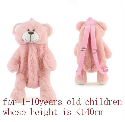 Backpack Female   New Plush Doll Backpack Casual Bag Personality Cartoon Bear Bag B2305