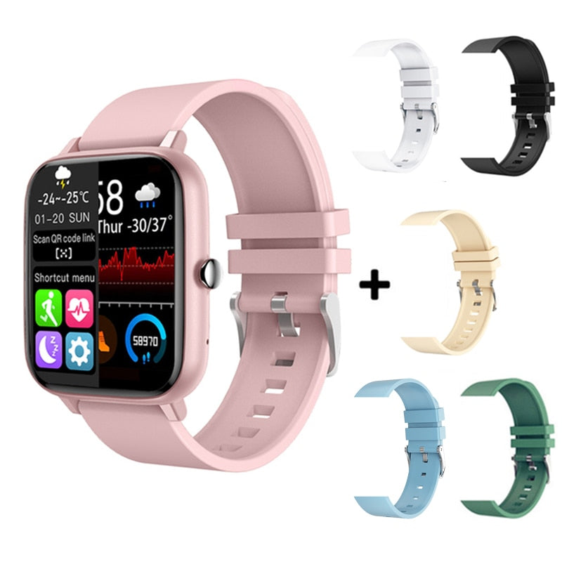 2022 Smart Watch Men Women Heart Rate Fitness Tracker Bracelet Watch Bluetooth Call Waterproof Sport Smartwatch For Android IOS