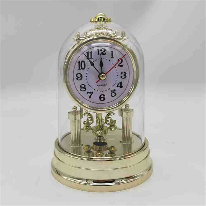 European Style Mute Clock Retro Alarm Clocks Stopwatch Table Clock For Living Room Office Desktop Decoration Clock Watch Gifts