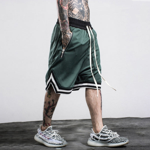 Men&#39;s Casual Shorts Hip Hop Streetwear Male Gyms Fitness Short Pants Joggers Sportswear Bottoms Bodybuilding Men Shorts Homme