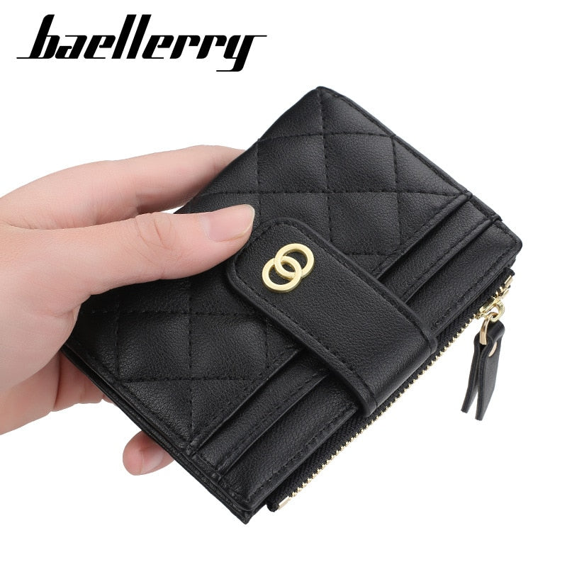 2021 New Women Wallets Fashion PU Leather Top Quality Female Purse Short Card Holder Brand Wallet For Women