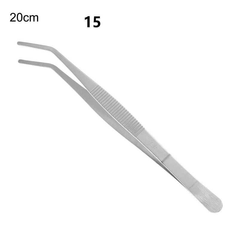 14/16/20/23/26/30cm Kitchen Tweezer BBQ Food Tweezer Clip Mini Chief Tongs Stainless Steel Portable For Picnic Barbecue Cooking