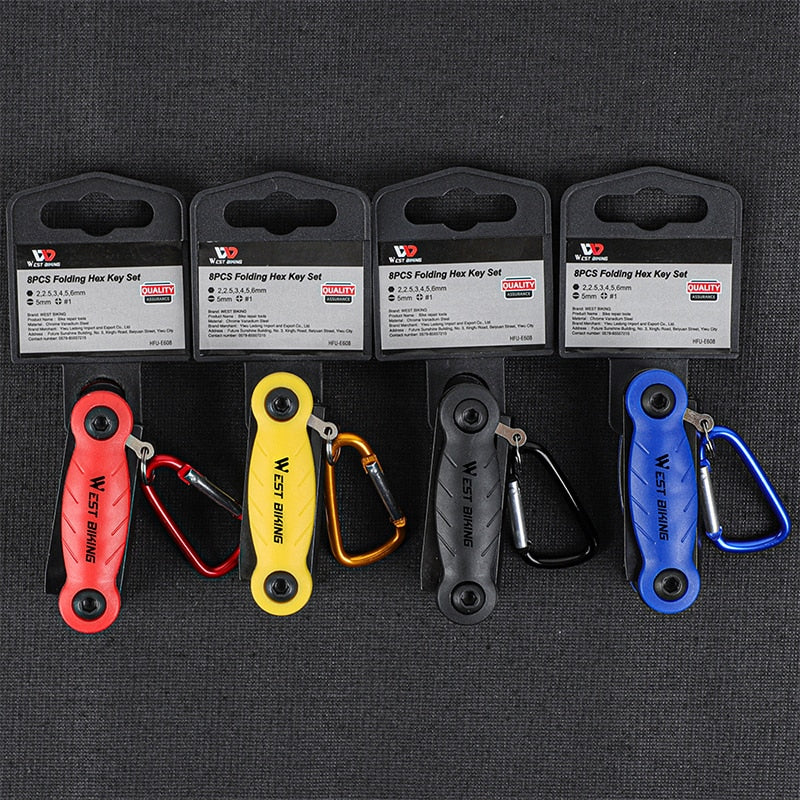 WEST BIKING Multifunction Bicycle Repair Tools Kit Steel Allen Wrench Screwdriver Cycling MTB Mountain Bike Maintenance Tools