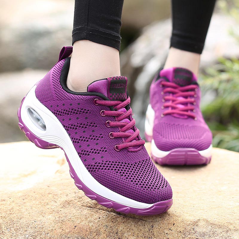 Women sneakers 2022 breathable mesh casual shoes woman tennis sneakers sports shoes female lace-up fashion sneakers women shoes