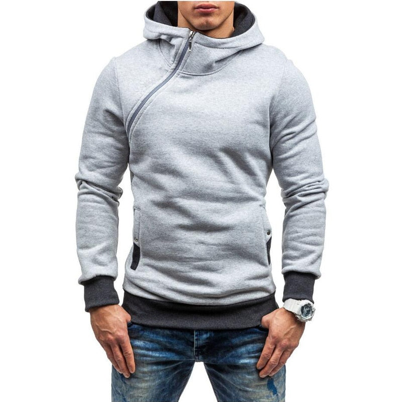 MRMT 2022 Brand Men&#39;s Hoodies Sweatshirts New Slim Pullover Men&#39;s Hoody Sweatshirt for Male Diagonal Zipper Man Hood Sweatshirt