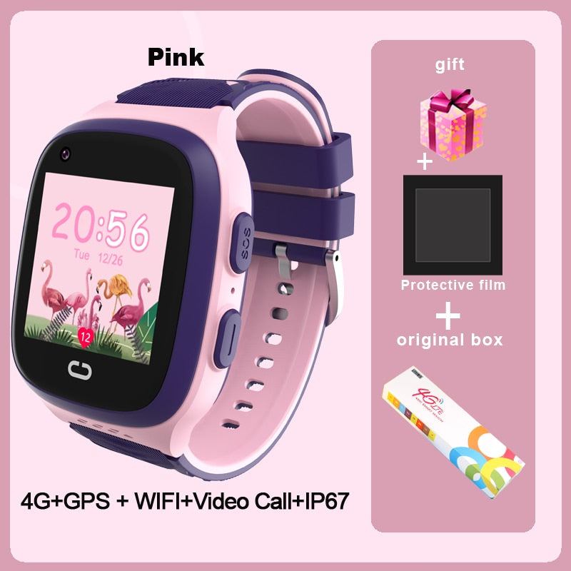 LT31 4G Kids Smart Watch WIFI GPS Tracker Baby Phone Watch SOS HD Video Call Touch Screen IP67 Waterproof children&